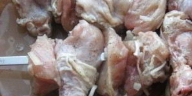 Рецепт куриный шашлык с уксусом