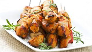 Рецепт Куриный шашлык в ароматных специях и лимонном соке