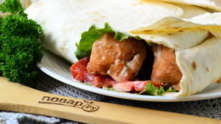 Рецепт Куриный шашлык в лаваше