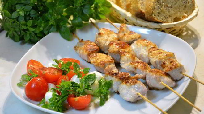 Рецепт Куриный шашлык в луковом маринаде