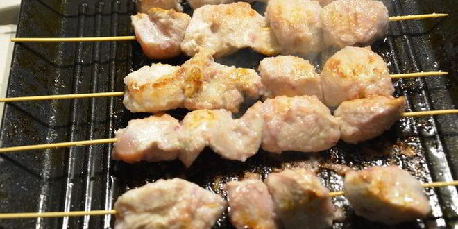 Рецепт куриный шашлык в луковом маринаде