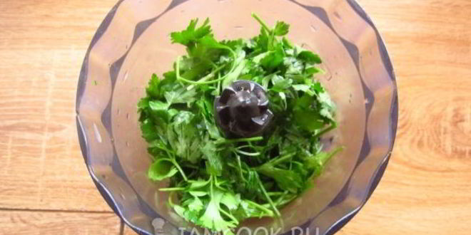 Рецепт куриный шашлык в зеленом маринаде