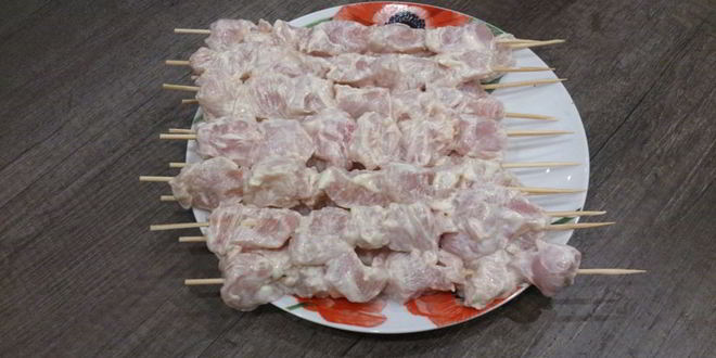 Рецепт куриный шашлык