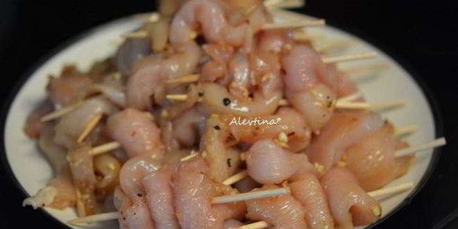 Рецепт куриные шашлычки satay