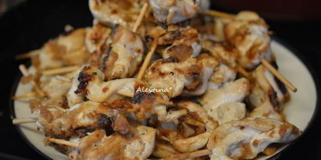 Рецепт куриные шашлычки satay