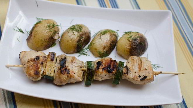 Рецепт Куриные шашлычки в духовке