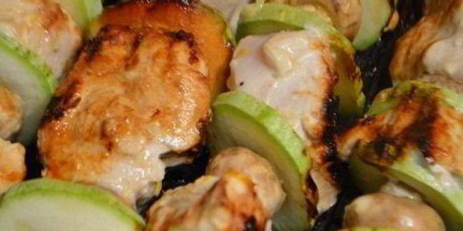 Рецепт куриные шашлычки в имбирно-цитрусовом маринаде