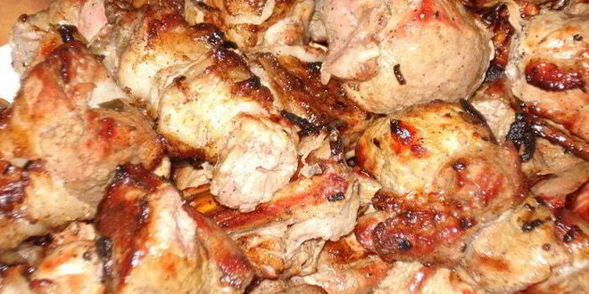 Рецепт нежный шашлык