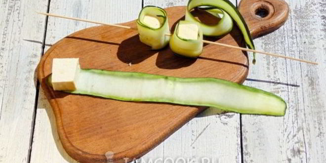 Рецепт овощные мини-шашлычки по-гречески