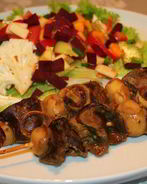 Печеночный шашлык