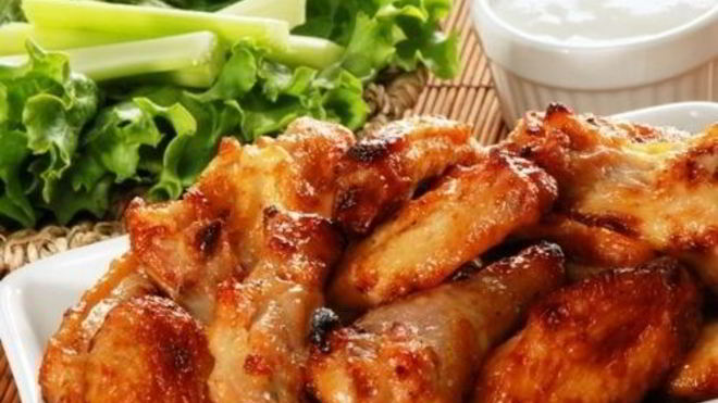 Рецепт Пикантный шашлык из куриных крылышек