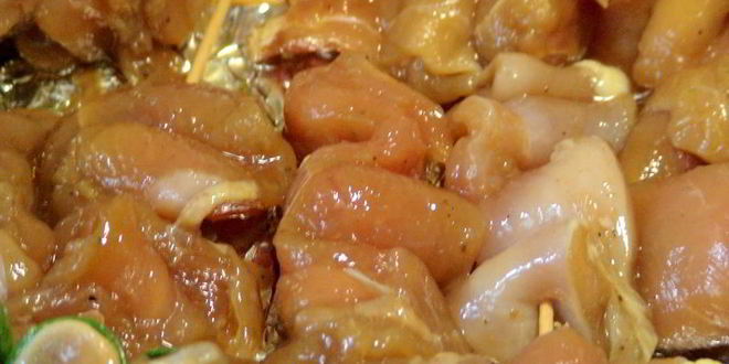 Рецепт шашлычки и спагетти из овощей