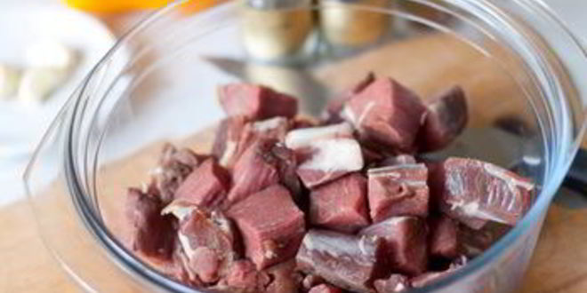 Рецепт шашлычки из говядины с грибами и луком