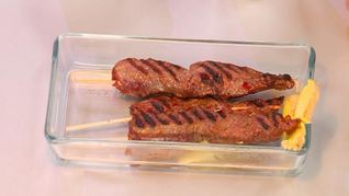 Рецепт Шашлычок из говядины в соевом соусе