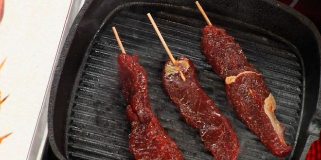 Рецепт шашлычок из говядины в соевом соусе