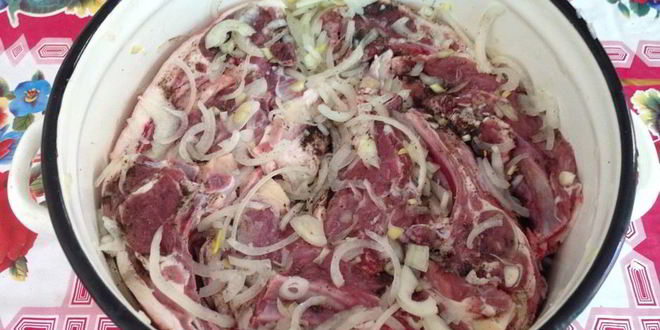 Рецепт шашлык из баранины