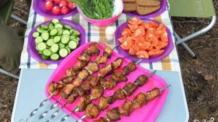 Рецепт Шашлык из корейки свинины