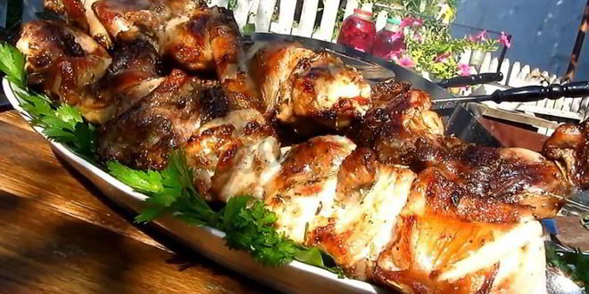 Рецепт шашлыка иза кролики с салома