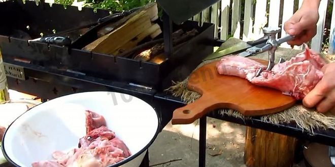 Рецепт шашлыка иза кролики с салома