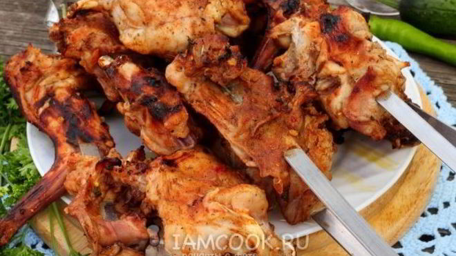 Рецепт Шашлык из кролика