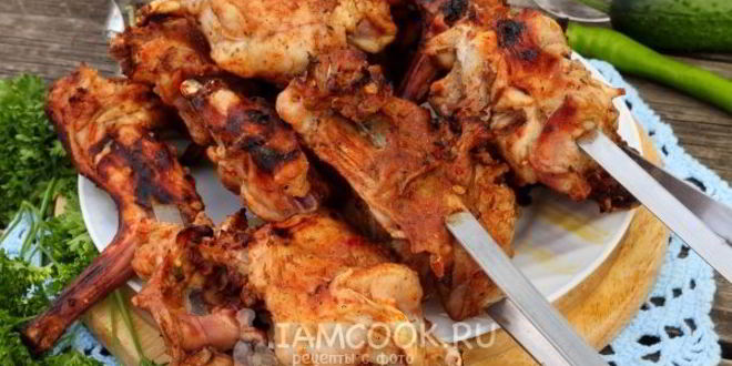 Рецепт шашлык из кролика