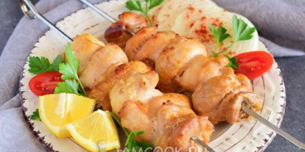 Как приготовить шашлык из куриного филе в духовке