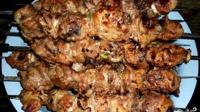 Рецепт Шашлык из куриной голени