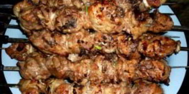 Рецепт шашлык из куриной голени