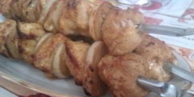 Рецепт шашлык из куриной грудки