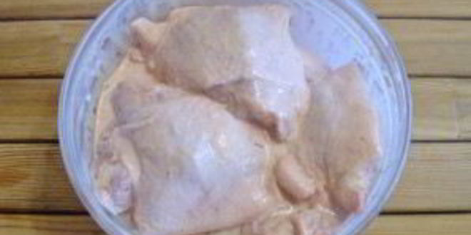 Рецепт шашлык из куриных бедер