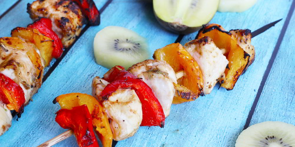 Как приготовить шашлык из курицы с киви