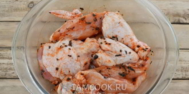 Рецепт шашлык из курицы в томатном соусе с базиликом