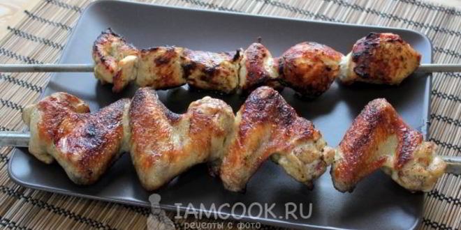 Рецепт шашлык из курицы