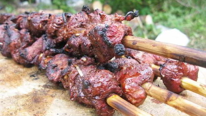 Рецепт Шашлык из лосятины