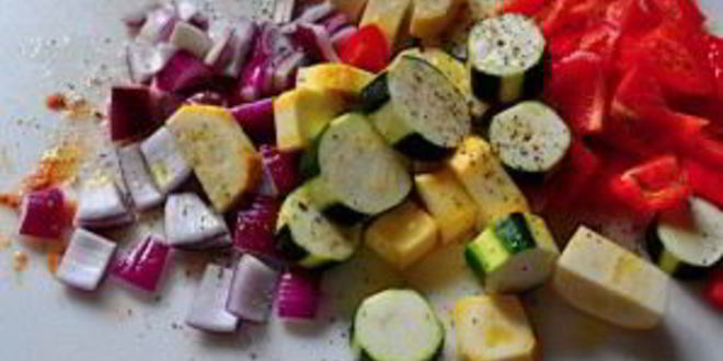 Рецепт шашлык из овощей