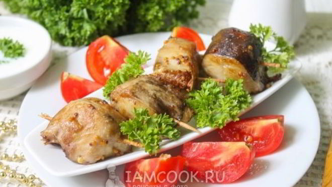 Рецепт Шашлык из сома в духовке