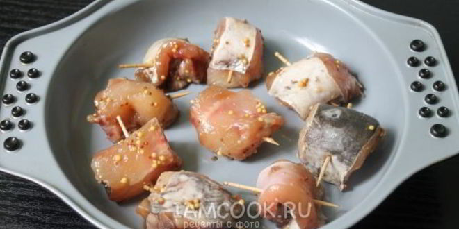 Рецепт шашлык из сома в духовке