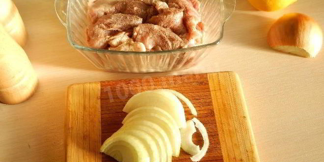 Рецепт шашлык из свинины с лимоном в аэрогриле