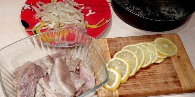 Рецепт шашлык из свинины с лимоном в аэрогриле