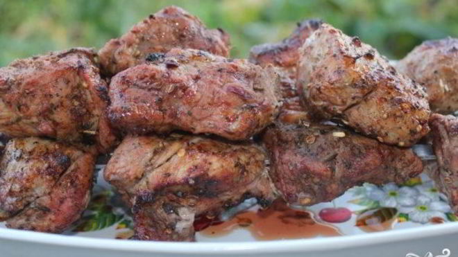 Рецепт Шашлык из свинины с лимоном