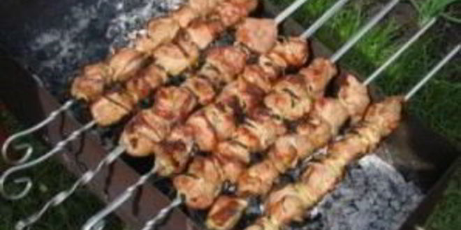Рецепт шашлык из свинины с лимоном