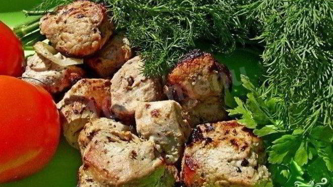 Рецепт Шашлык из свинины с луком