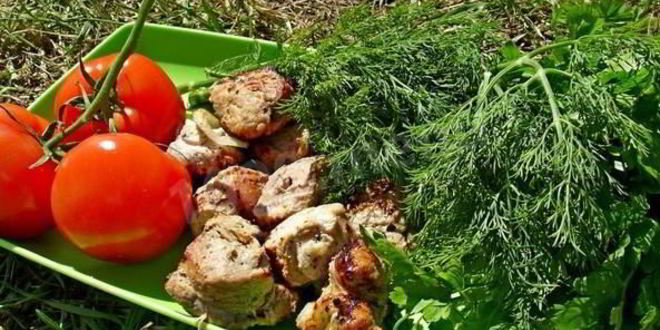 Рецепт шашлык из свинины с луком