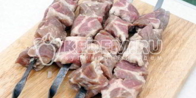 Рецепт шашлык из свинины с уксусом