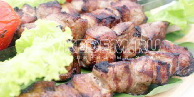 Рецепт шашлык из свинины с уксусом