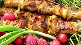 Рецепт Шашлык из свинины в майонезе