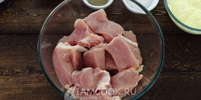 Рецепт шашлык из свинины в майонезе