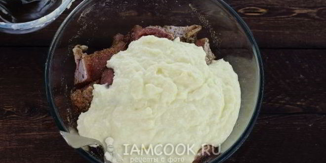 Рецепт шашлык из свинины в майонезе