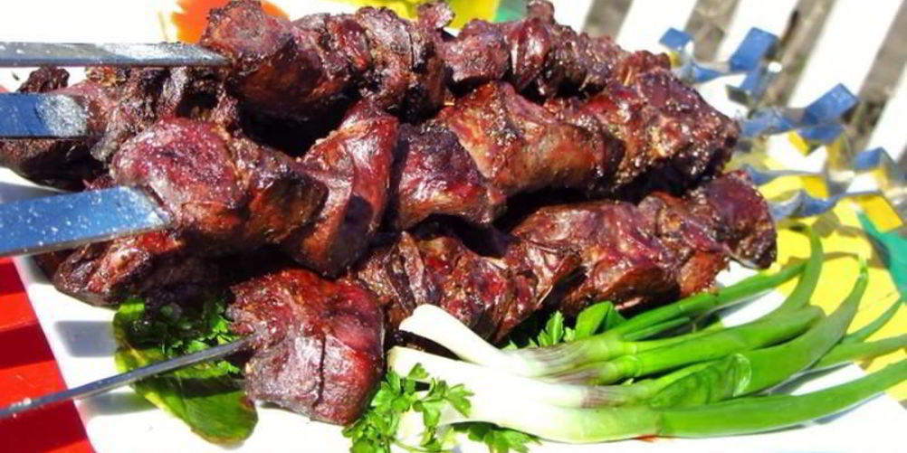 Как приготовить шашлык из свиного сердца