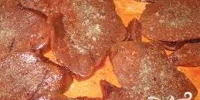 Рецепт шашлык из свиной печени